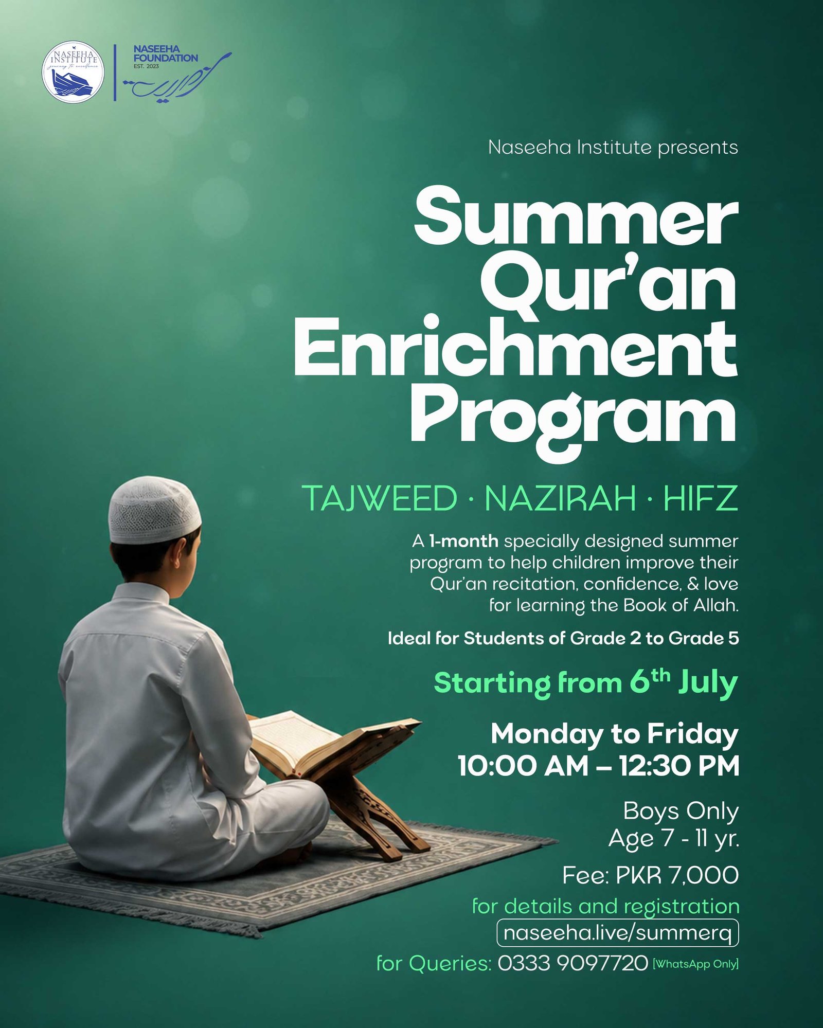 Summer Qur'an Enrichment Program